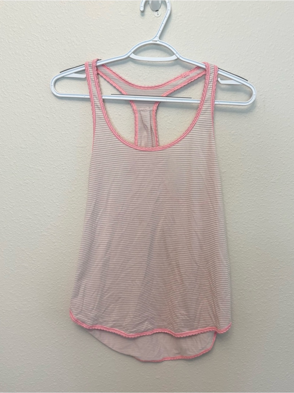 Lululemon Singlet Racerback Tank Top Baby Pink Women's Size S